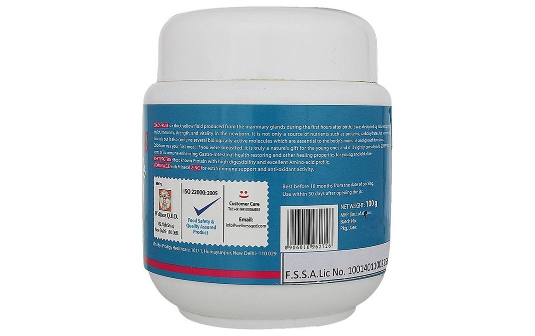 Wellspring Gift-o-Life (Colostrum+Whey Protein+ACE with Zinc)   Plastic Jar  100 grams